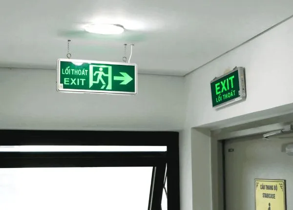 Đèn exit một mặt Đèn exit một mặt