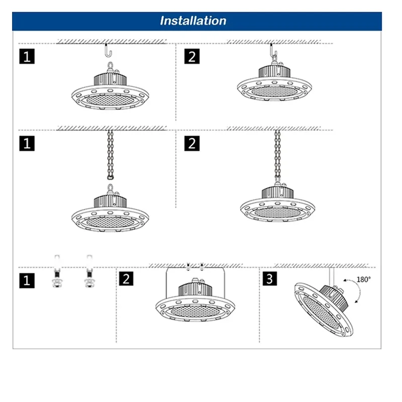 Hướng dẫn lắp đặt đ&egrave;n Highbay