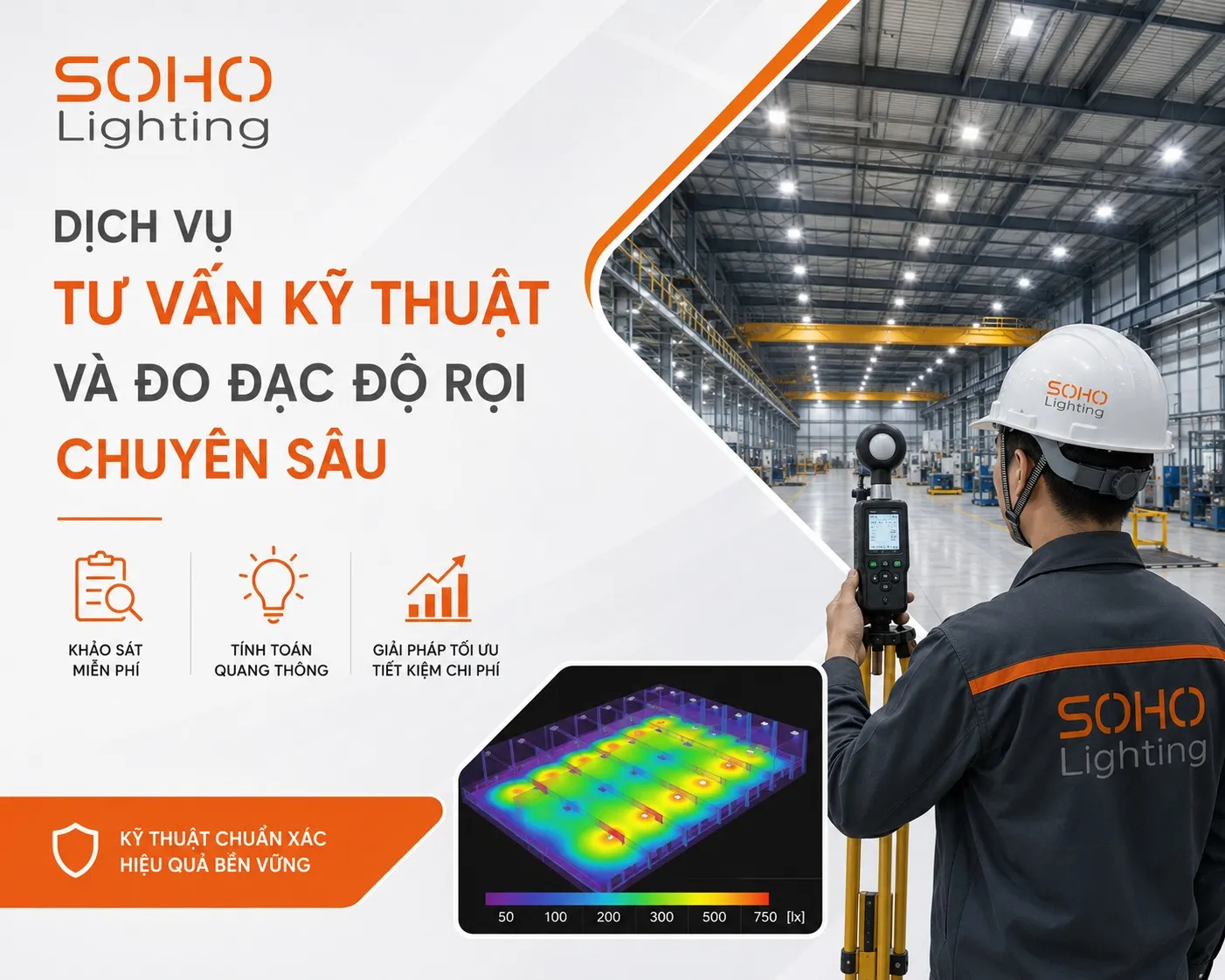 Thumbnail Mẫu đèn nhà máy thực phẩm đạt chuẩn an toàn, chống bụi nước