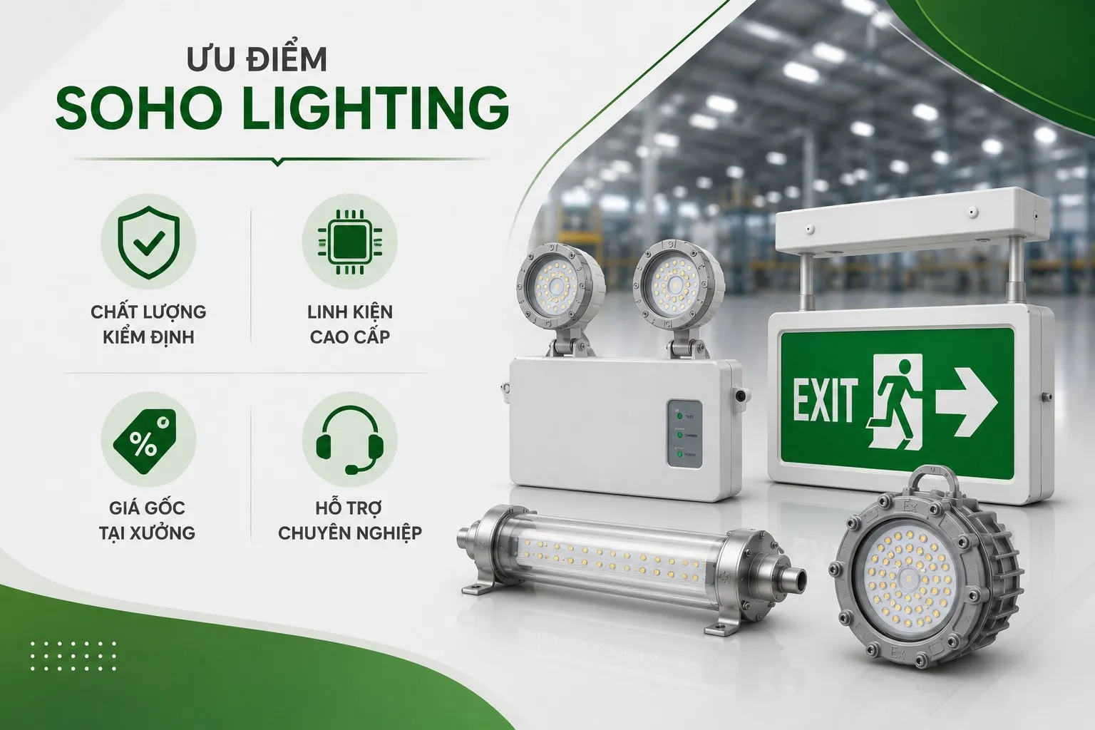 Ưu điểm khi chọn SOHO Lighting