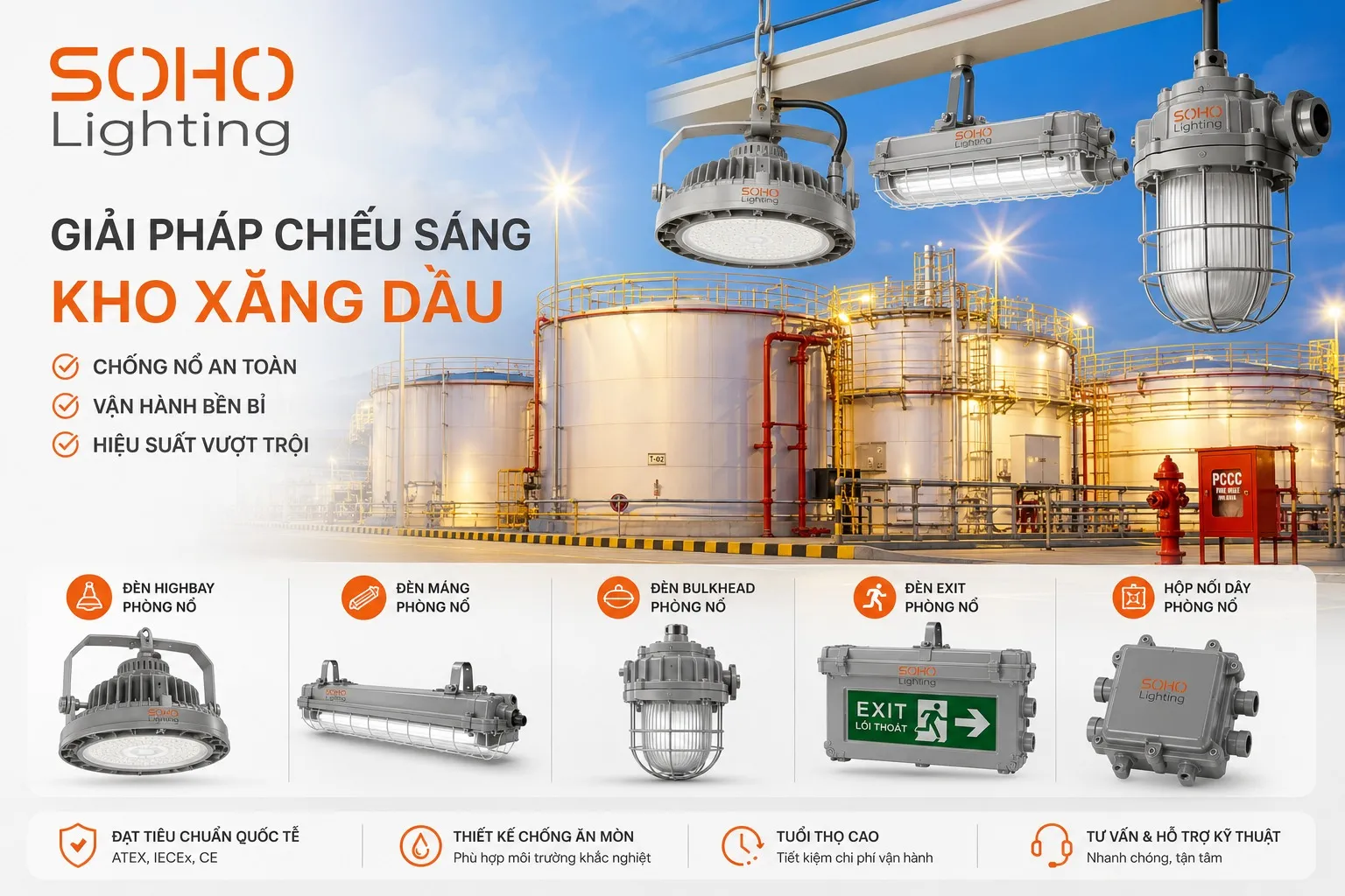 SOHO Lighting - Đơn vị cung cấp giải pháp chiếu sáng uy tín